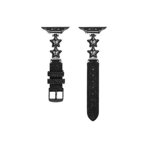 Часы Vobafe Полоска Apple Совместимость Деним Материал