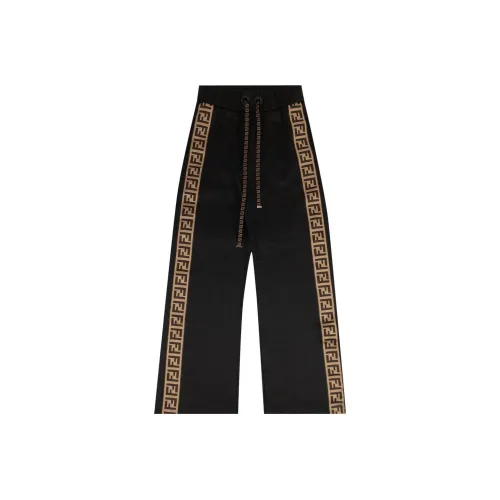 FENDI SS23 Вязаные спортивные брюки женские черные