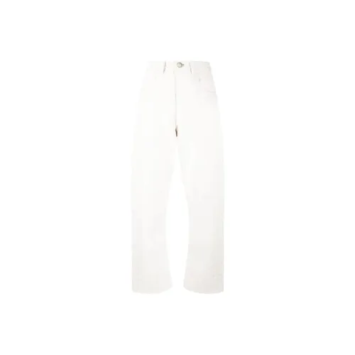 JIL SANDER Белые Женские Джинсы