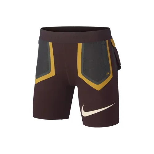 NIKE Коричневые Женские Повседневные Шорты