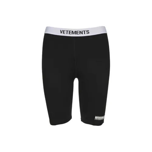 Vetements Черные Женские Повседневные Шорты
