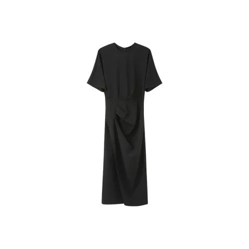 NINE WEST Короткий рукав Платье Женское Черное