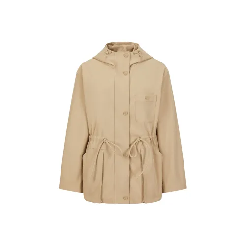 JZ. ANNAKRO Хлопковый пуховик женский хаки