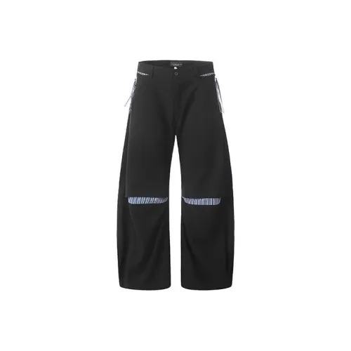 KEAB Черные унисекс повседневные брюки