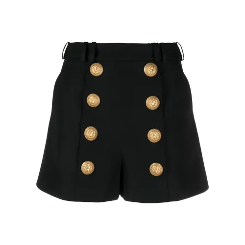 BALMAIN Черные Женские Повседневные Шорты