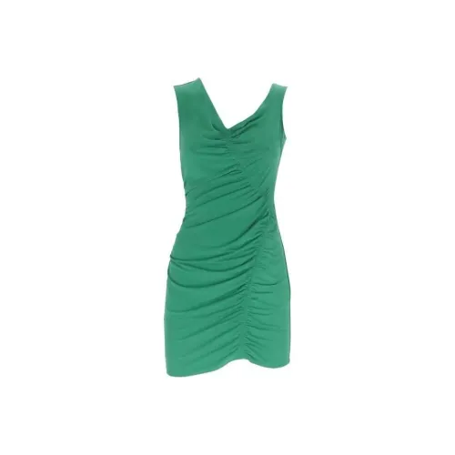 Self Портрет Зеленое Женское Платье без Рукавов