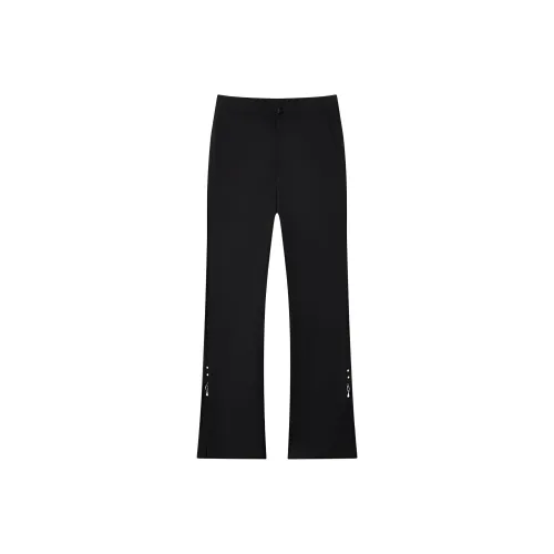 EICHITOO Повседневные брюки Женские Черный