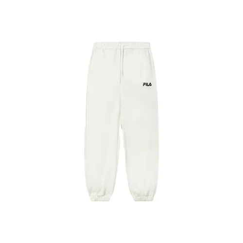 FILA Молоко SALT Белый Женские Вязаные Тренировочные Брюки