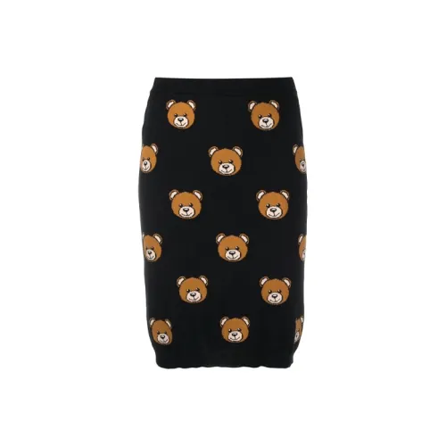 MOSCHINO Черные Женские Вязаные Длинные Юбки
