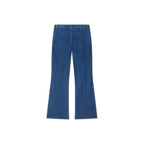 DRIES VAN NOTEN Синие Женские Джинсы
