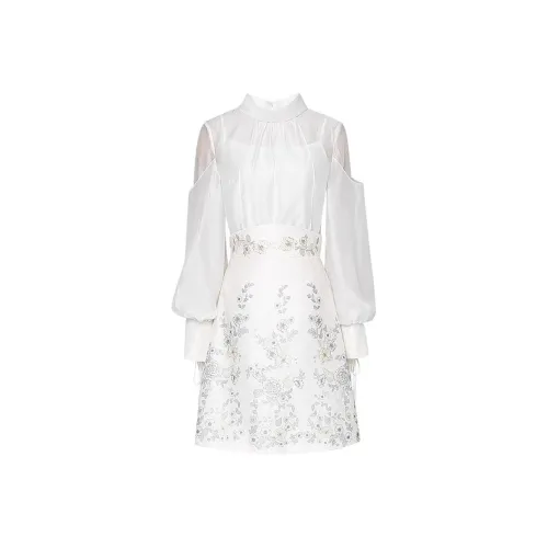 Duffy fashion Белый Женские Комплекты с рубашками