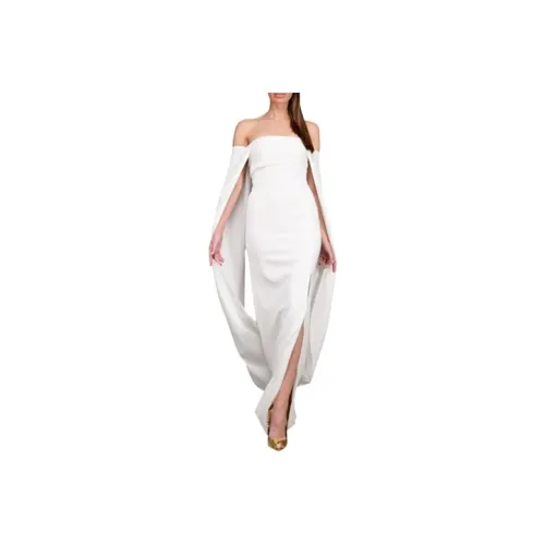 TOM FORD Белое Женское Длинное Платье с Рукавами