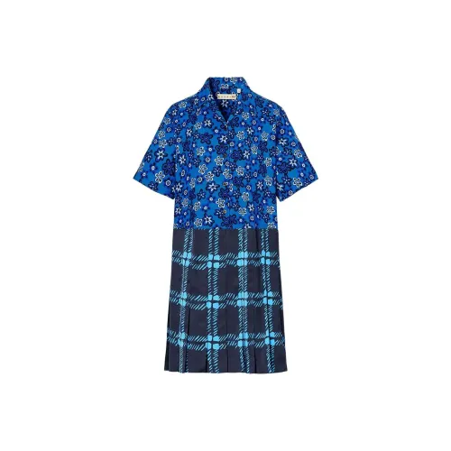 UNIQLO SS22 Платье Женское Озерный Синий