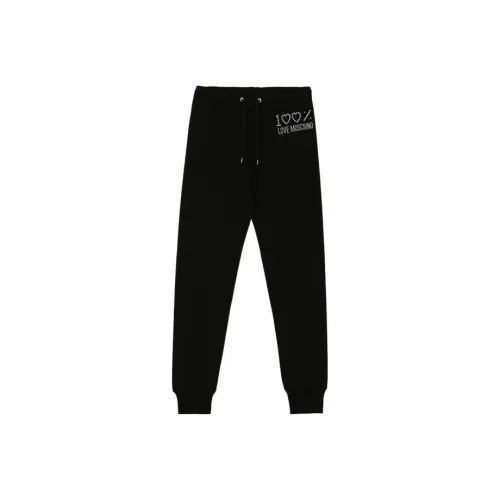 MOSCHINO Черные Женские Вязаные Спортивные Брюки