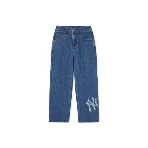 Mlb Base Logo New York Yankees Jeans Women's Blue