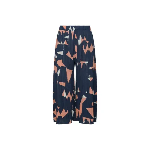 PLEATS PLEASE ISSEY MIYAKE SS24 Повседневные брюки Женские Розовый Синий