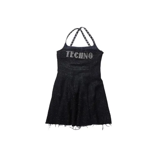 TCH Черные Женские Слиплатья