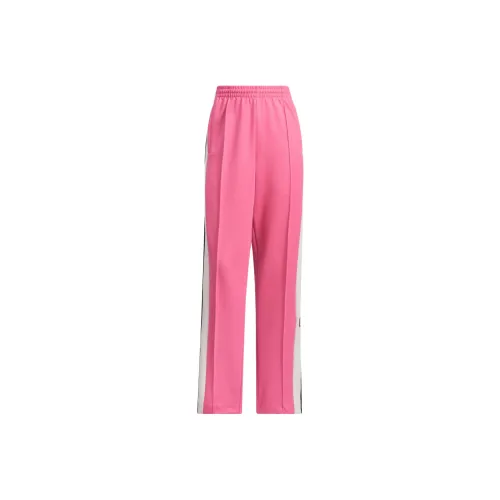 Adidas Originals Adicolor Adibreak Брюки Вязаные Тренировочные Брюки Женские Светло-Розовый Красный