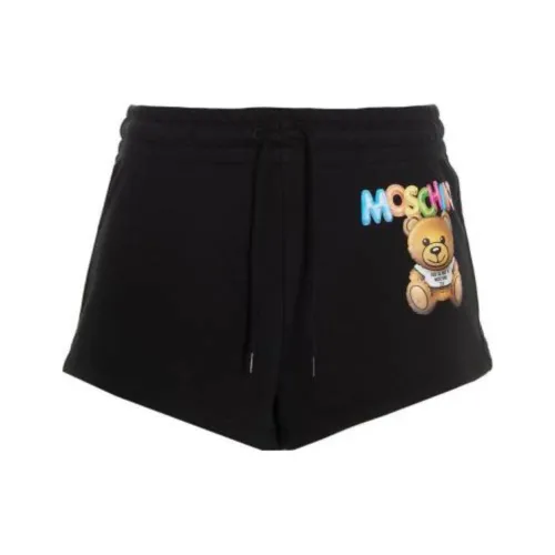 MOSCHINO Черные Женские Повседневные Шорты