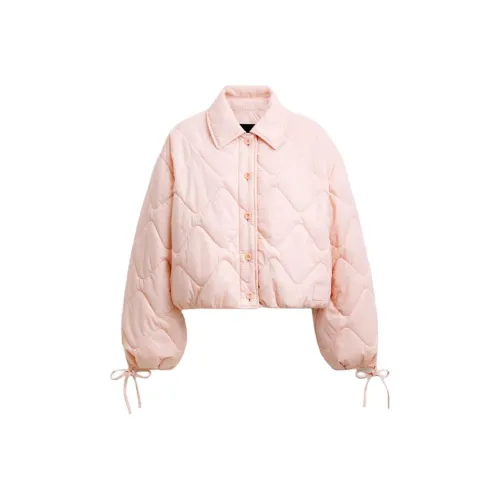 COACH FW24 Хлопковый пуховик женский розовый