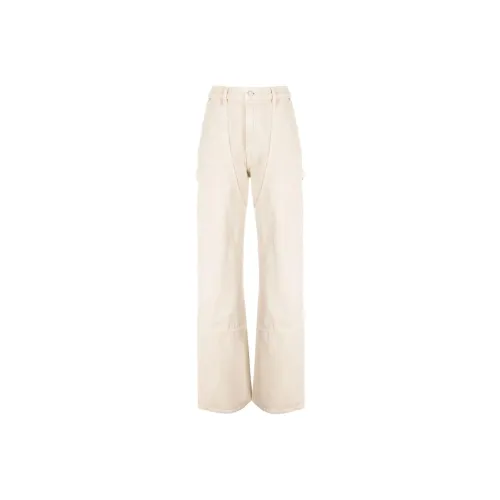 Helmut Lang Сливочный Женские Джинсы