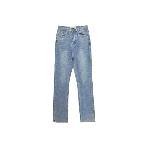 HOWL STUDIO Синие Женские Джинсы