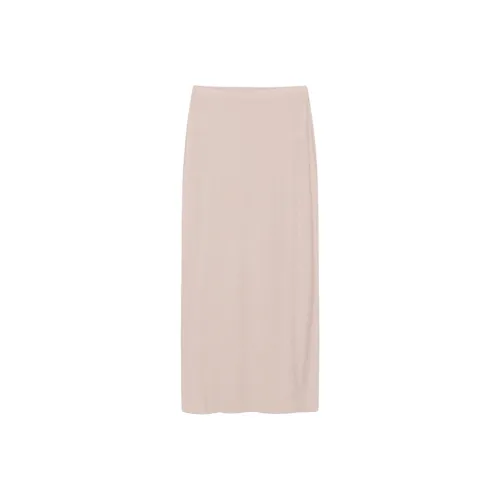 ARITZIA FW24 The Group By BABATON Longevity Юбка KNIT Длинный Юбка Женские Арочный Розовый Бант Розовый