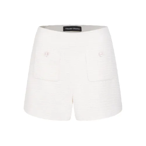Chester Charles Повседневные шорты Женские Белые