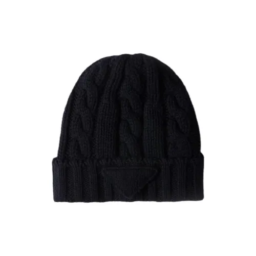 PRADA Кашемир Шапки-бини Мужской Черный