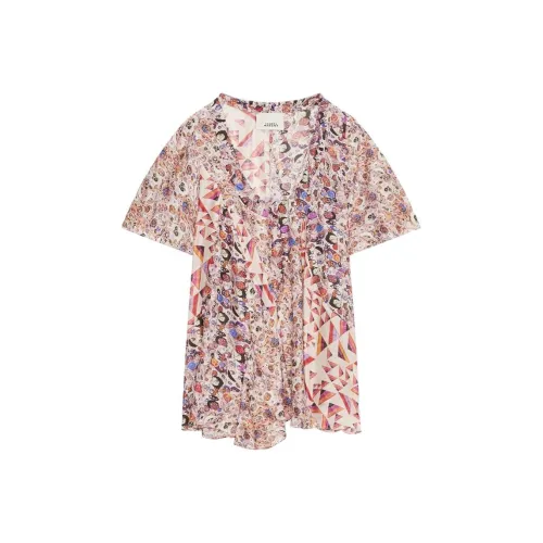 ISABEL MARANT Многоцветные Женские Короткие Платья с Рукавами