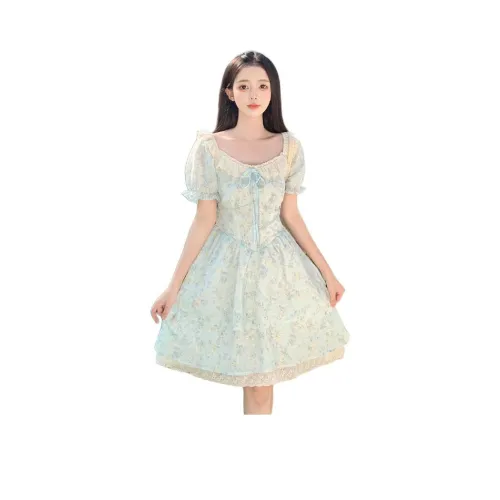 ZCDECO Короткое платье с короткими рукавами женское