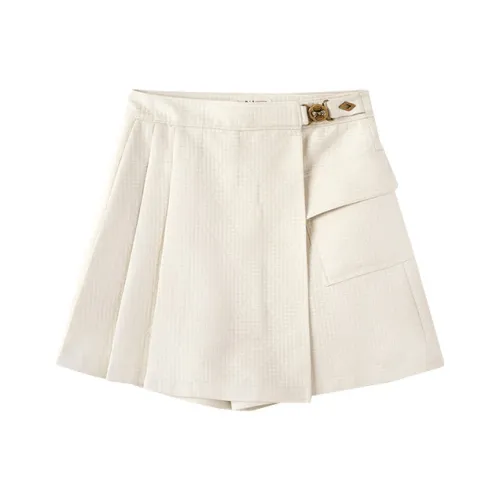 Шорты Pit Casual Женские Естественный Белый