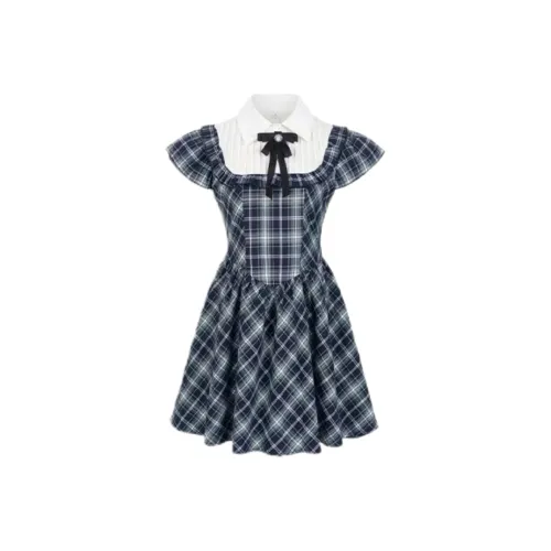 ABBY GODDESS Короткое платье с короткими рукавами женское