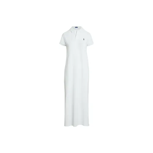 Polo Ralph Lauren Короткий рукав Платье Женское Белое