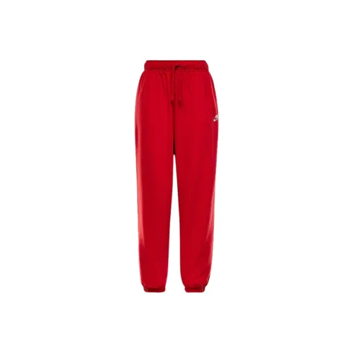 Найк Вязаные Тренировочные Штаны Женские Красные