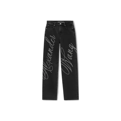 Alexander Wang FW24 Джинсы Женские Серые