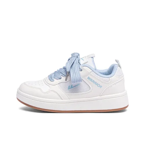 Warrior Аbrasion Resistant Дышащие Увеличивающие Высоту Низкие Кроссовки для Скейтбординга Женские Бежевые White Moon