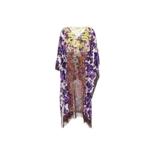 DRIES VAN NOTEN Многоцветные Женские Длинные Платья с Рукавами