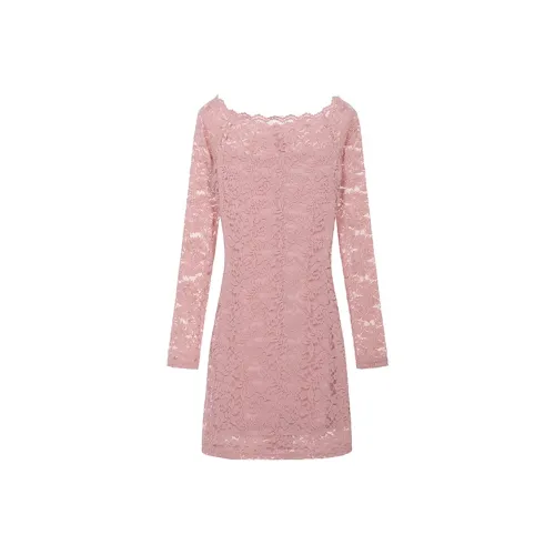 ONE PASS STUDIO Длинное платье с длинными рукавами женское