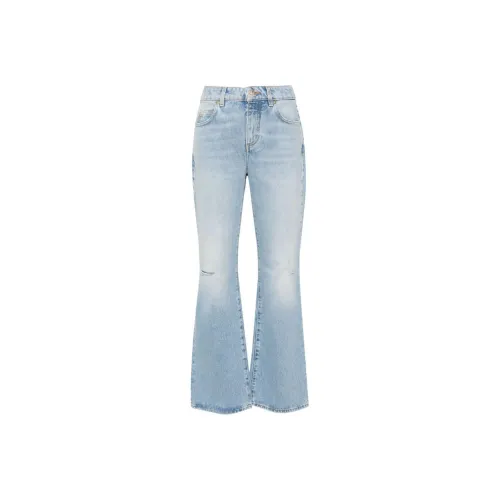 BALMAIN Светло-синие Женские Джинсы