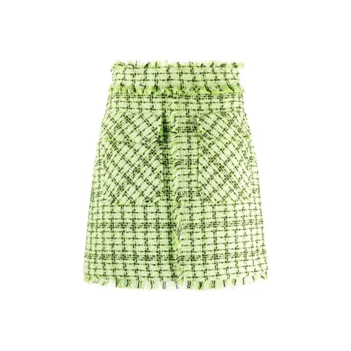 MSGM Зеленая Женская Повседневная Длинная Юбка