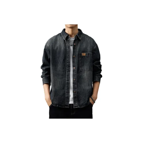 GUISE Синие Унисекс Рубашки