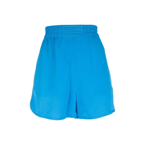 Цвет айсберга FW24 Повседневные шорты Женские Синий