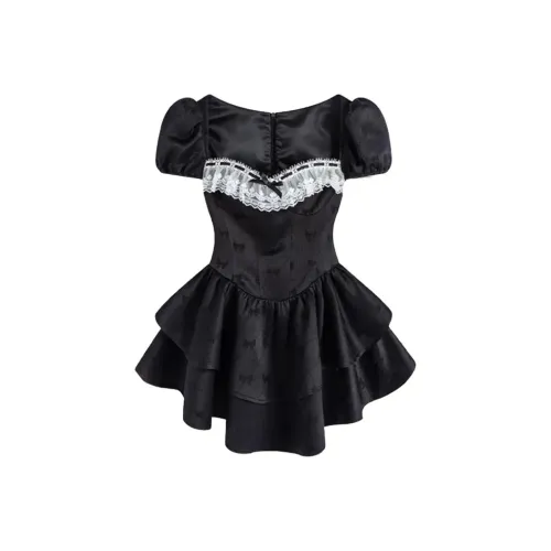 COHX Короткий рукав Платье Женское