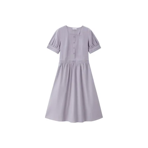 Giordano Короткий рукав Платье Женское