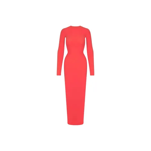 Skims POPPY/SHADES Женские Длинные Платья с Рукавами