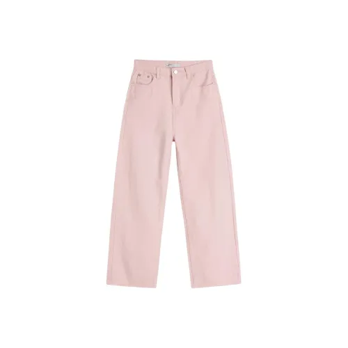 PZGE Розовые Женские Джинсы