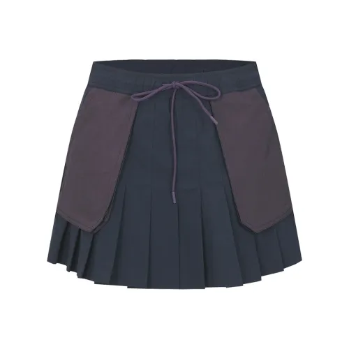 URBAN REVIVO Повседневные шорты Женские Ink Синий