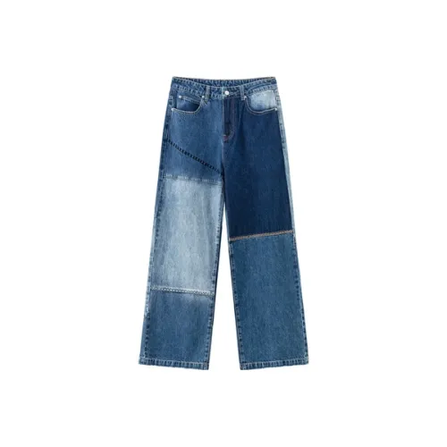 NO ONE ELSE 2024 Осенний Новинка Джинсы Унисекс