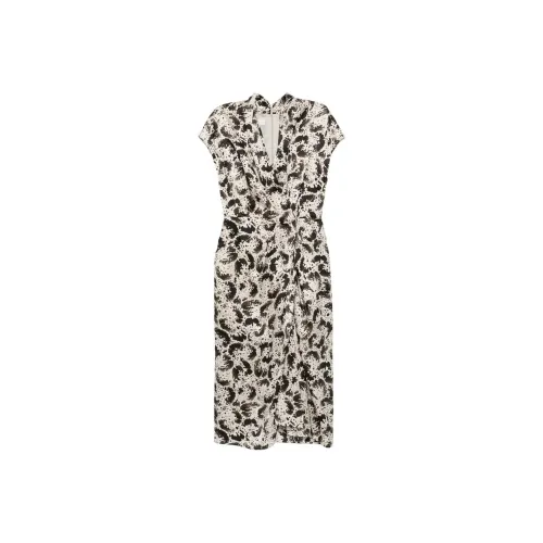 DRIES VAN NOTEN Многоцветные Женские Короткие Платья с Рукавами